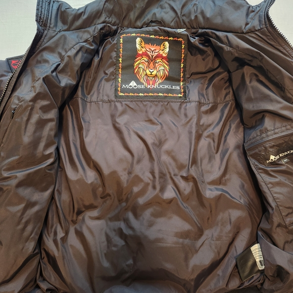 Moose Knuckles Black Bomber Jacket - Picture 7 of 11